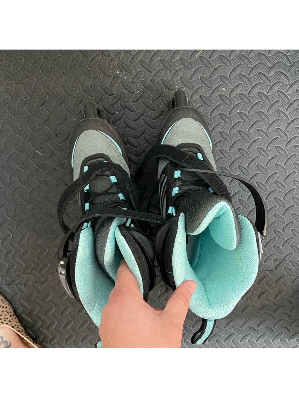 Rollerblade Women's Inline Skate - Black with Light Teal Accents - Picture 10 of 14